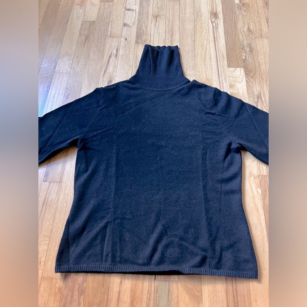 Foundational Black Turtleneck - image 1